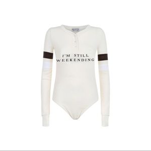 I'm Still Weekending Henley Bodysuit